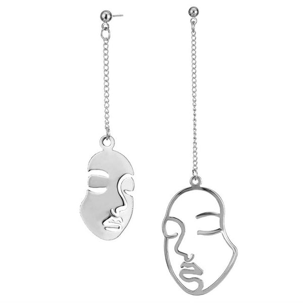 Abstract Art Drop Earrings