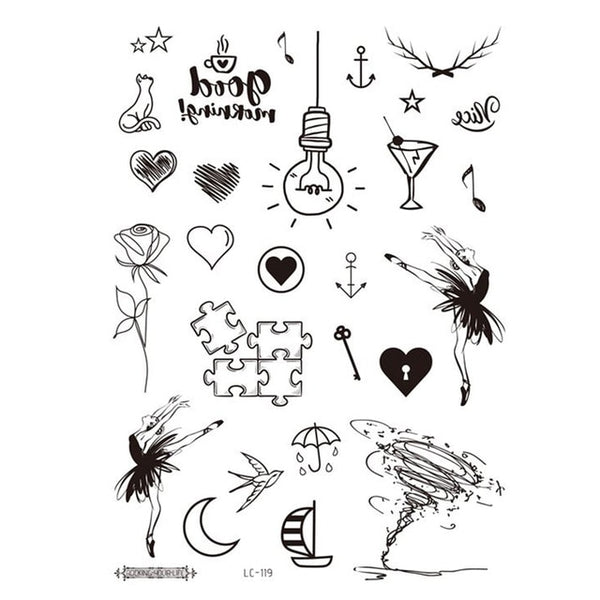 Temporary Tattoo Sticker