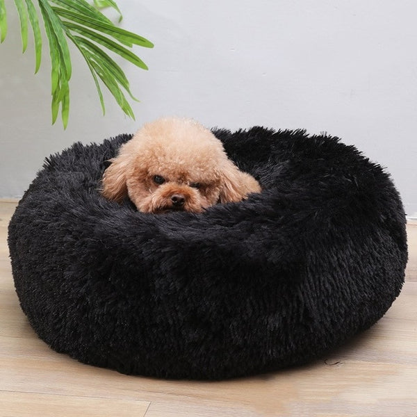 Autumn and Winter Round Long-haired Pet Mat Suitable fo Cats and Dogs Sleeping Feel Warm and Comfortable During in Winter