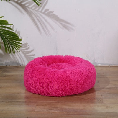 Autumn and Winter Round Long-haired Pet Mat Suitable fo Cats and Dogs Sleeping Feel Warm and Comfortable During in Winter