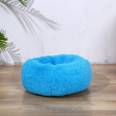 Autumn and Winter Round Long-haired Pet Mat Suitable fo Cats and Dogs Sleeping Feel Warm and Comfortable During in Winter