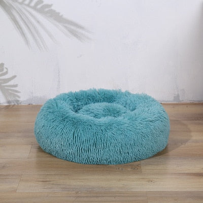 Autumn and Winter Round Long-haired Pet Mat Suitable fo Cats and Dogs Sleeping Feel Warm and Comfortable During in Winter