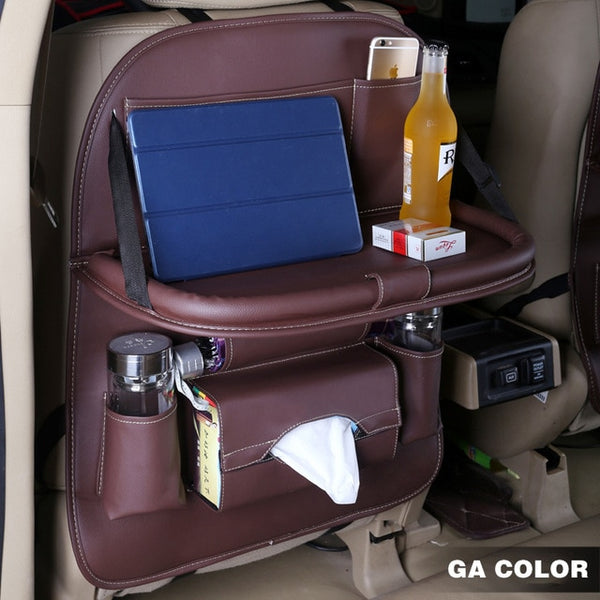 Foldable Table Tray Travel Storage Bag Foldable Dining Table Car Seat