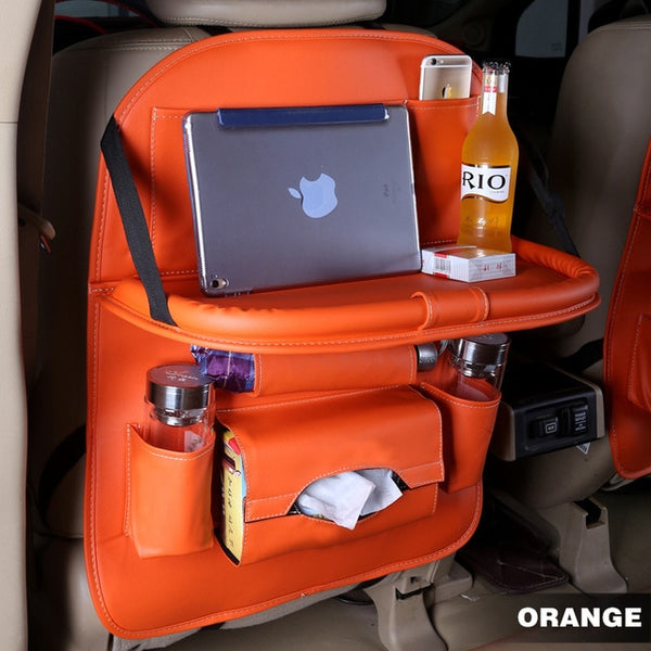 Foldable Table Tray Travel Storage Bag Foldable Dining Table Car Seat