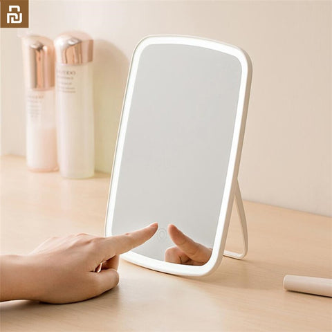 portable folding light mirror