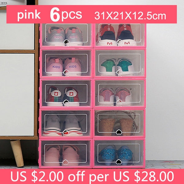 Transparent Dust Proof Shoes Organizer