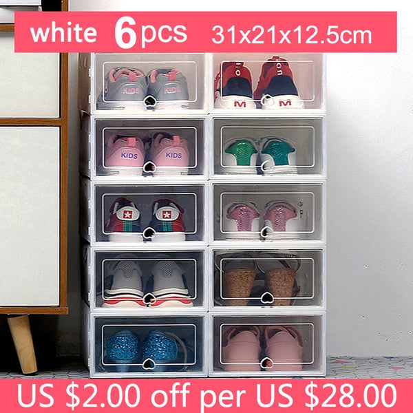 Transparent Dust Proof Shoes Organizer