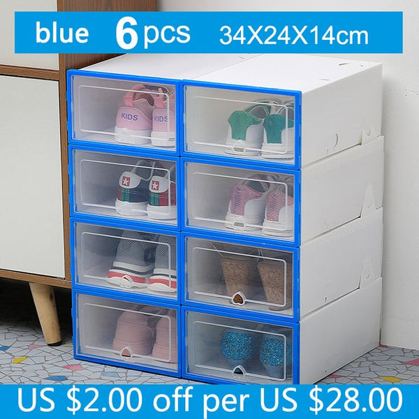 Transparent Dust Proof Shoes Organizer