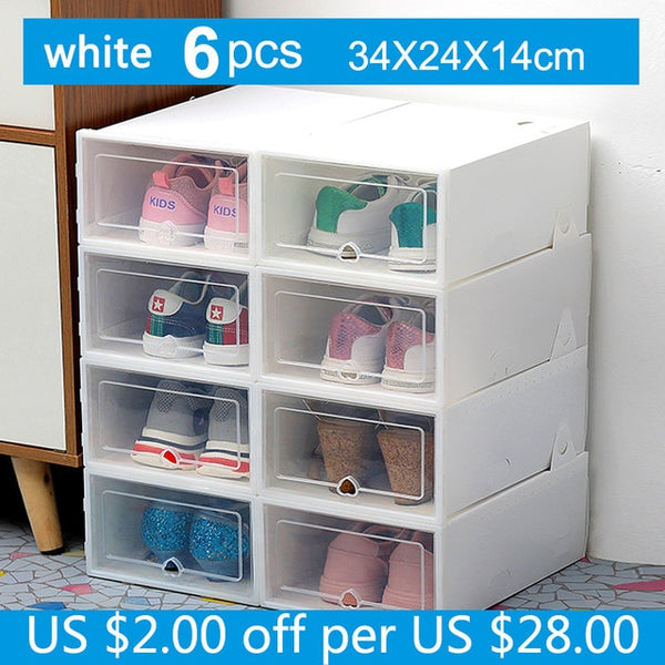 Transparent Dust Proof Shoes Organizer