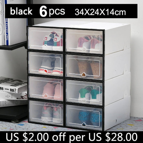 Transparent Dust Proof Shoes Organizer