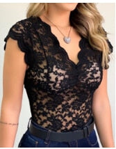 Lace Blouses Shirts