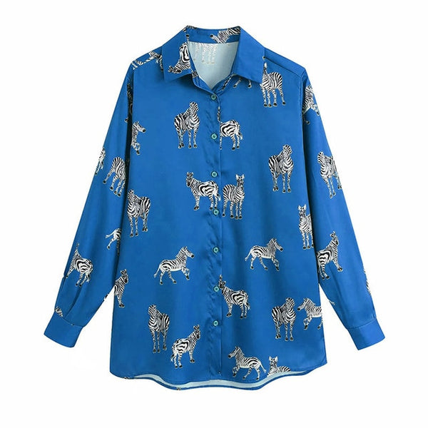 Aachoae Leopard Stylish Shirt