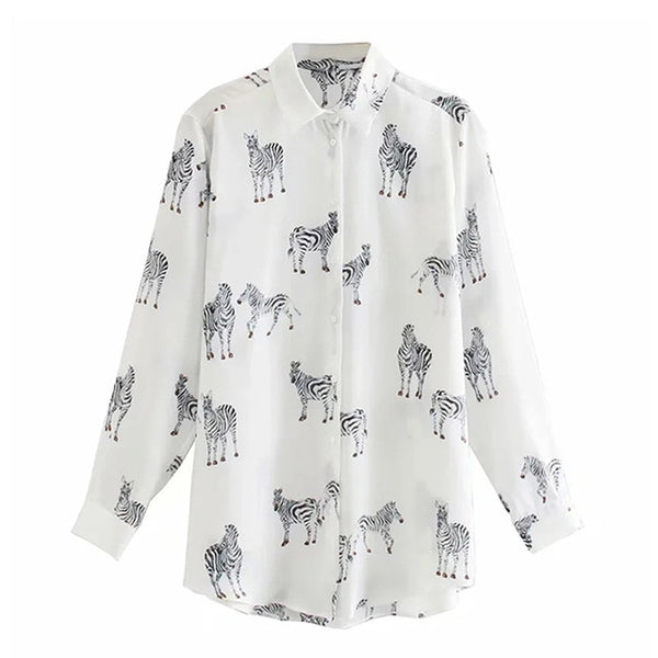 Aachoae Leopard Stylish Shirt