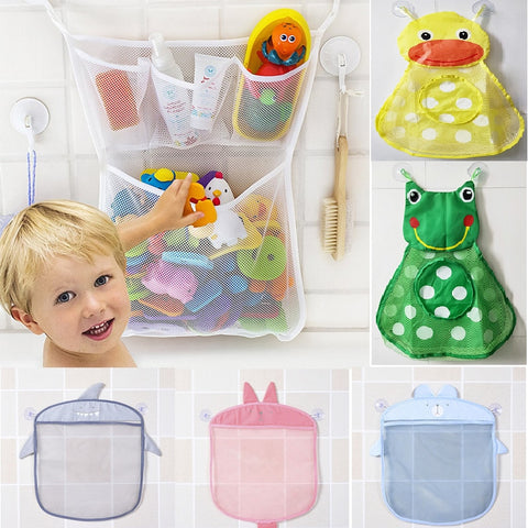 Bath Toy Basket Mesh Storage Bag