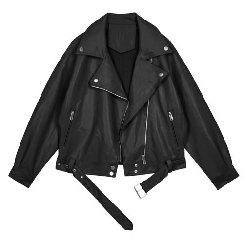 Pu Leather Motorcycle Jacket