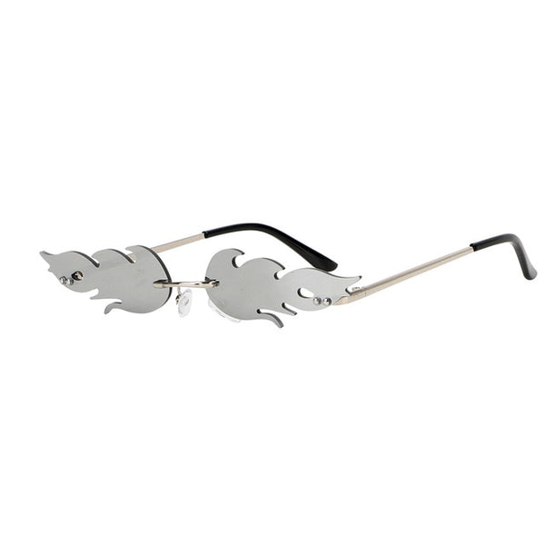 Rimless Wave Sunglasses