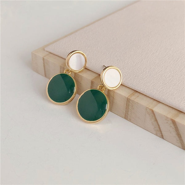 Vintage Matte drop Earrings