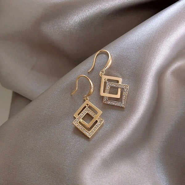 Vintage Matte drop Earrings