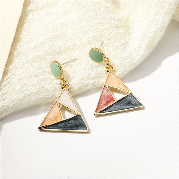 Vintage Matte drop Earrings