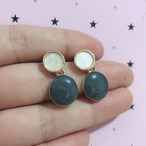 Vintage Matte drop Earrings