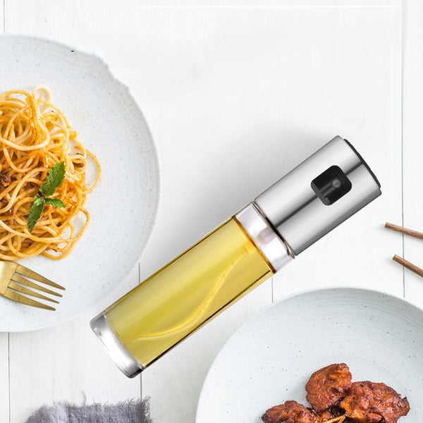 Kitchen Stainless Steel Olive Oil Sprayer Bottle Pump