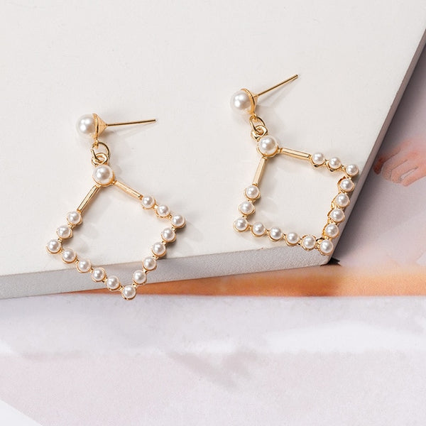 Korean Statement Heart Earrings