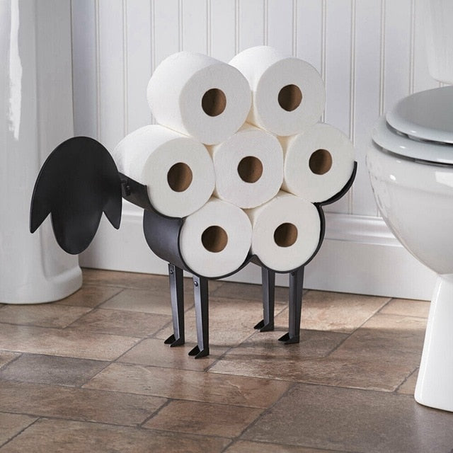 Sheep Decorative Toilet Paper Holder -