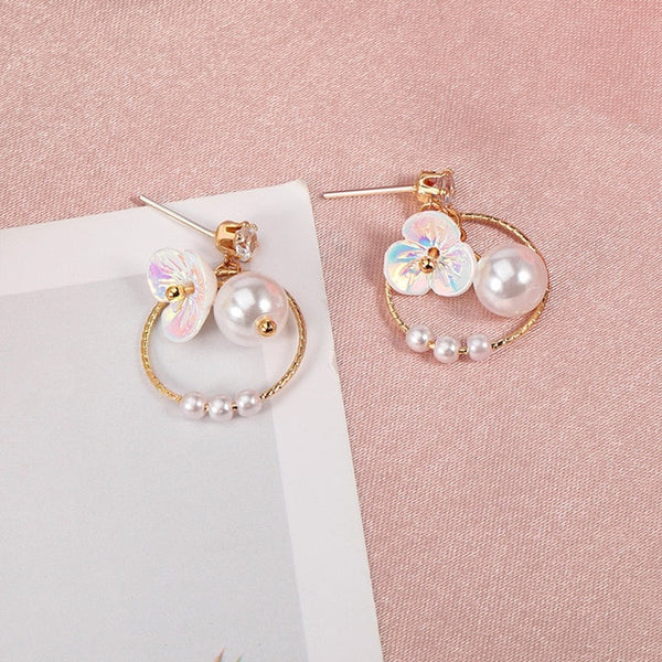 Korean Statement Heart Earrings