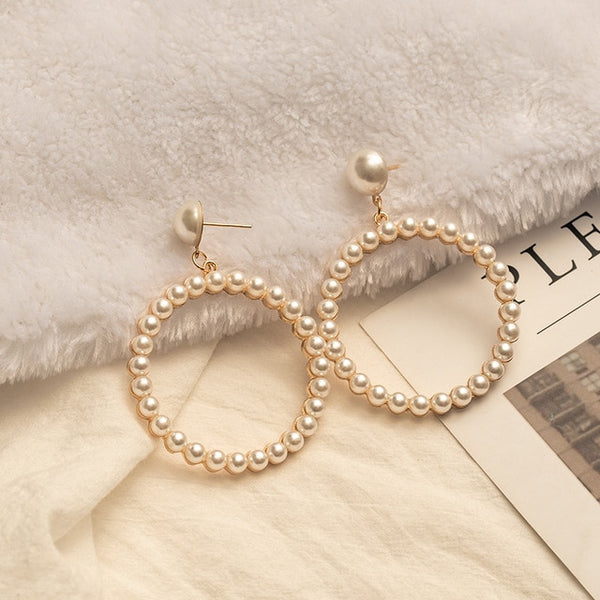 Korean Statement Heart Earrings