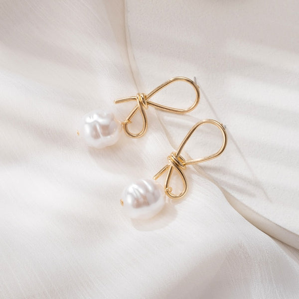 Korean Statement Heart Earrings