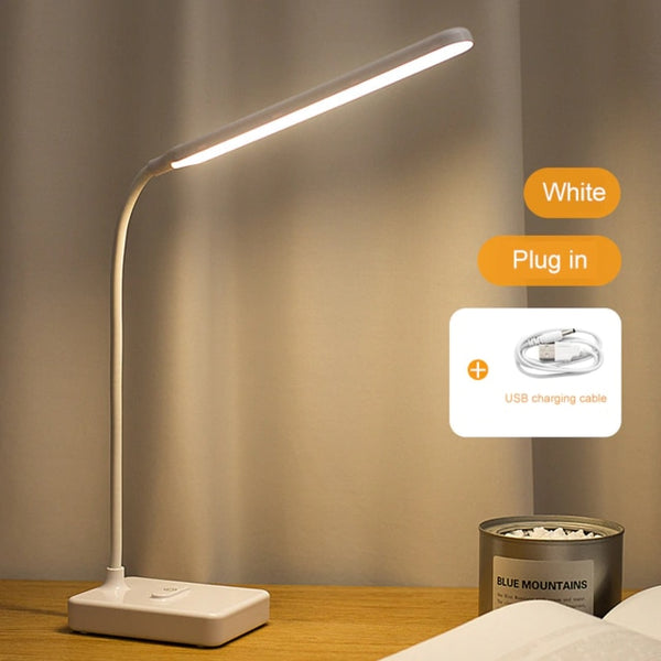 Student Study Night Light Touch Switch Folding Table Lamp