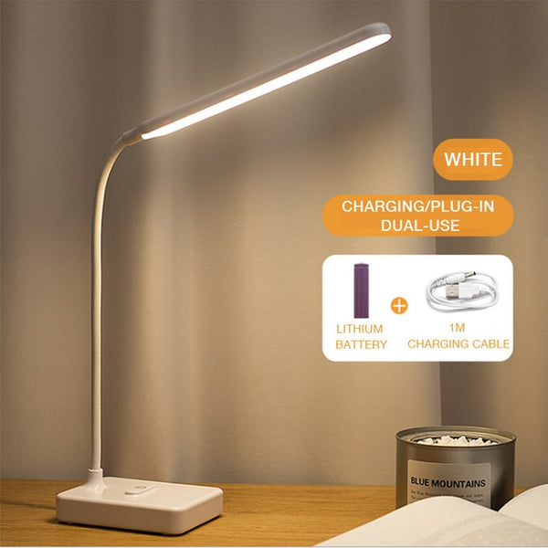 Student Study Night Light Touch Switch Folding Table Lamp