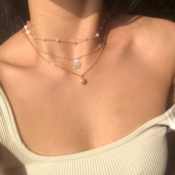 Choker Sweater Chain Jewelry