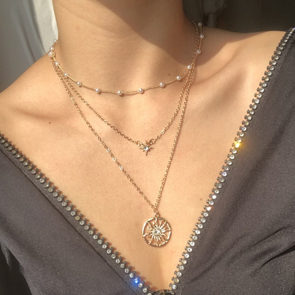 Choker Sweater Chain Jewelry