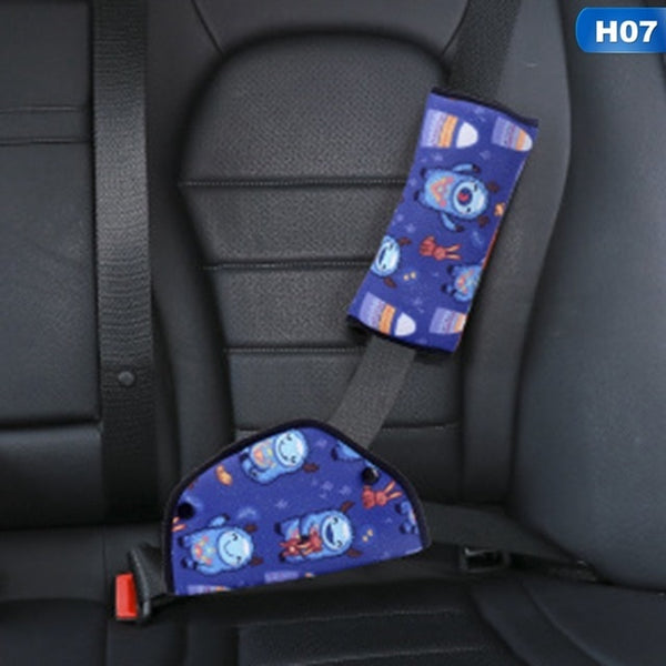 Car Seat Belt Adjustment Holder Seatbelt Padding Cover For Baby Child Kids Anti-Neck Safety Shoulder Positioner Shoulder Pad Kit