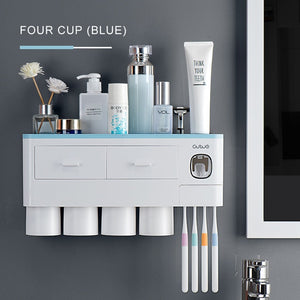 Magnetic Adsorption Inverted Toothbrush Holder