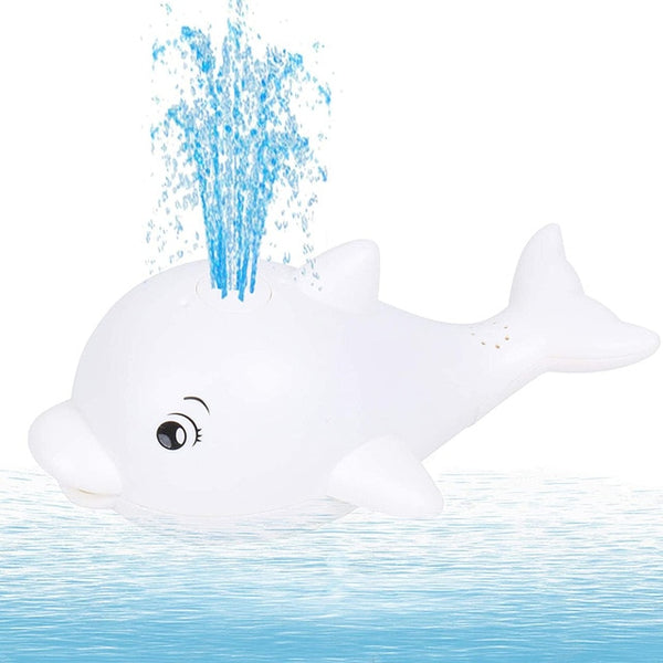 Baby Bath Toys Spray Water Shower Swim Pool Bathing Toys for Kids Electric Whale Bath Ball with Light Music LED Light Toys Gift