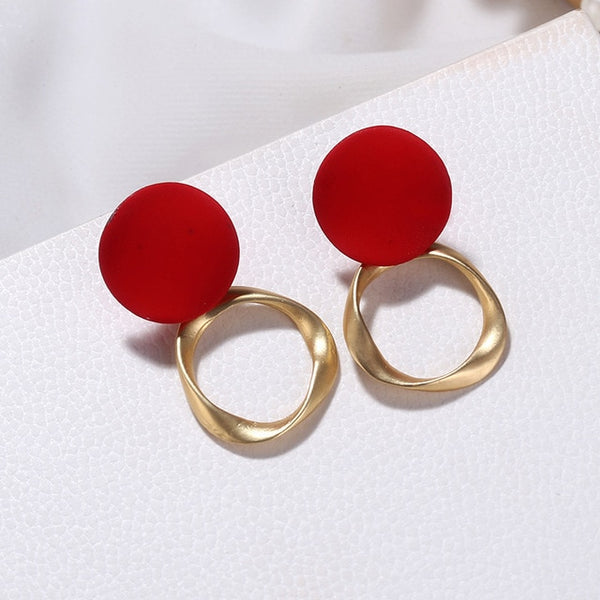 Vintage Matte drop Earrings