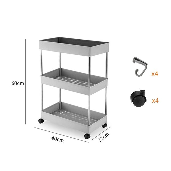 Slim Storage Cart Bathroom/ Kitchen