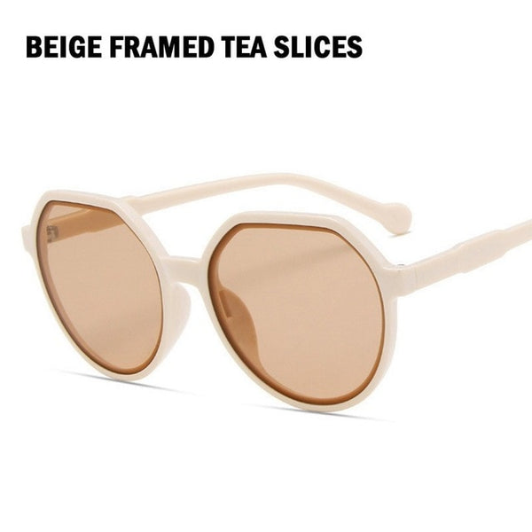 Ins Trend Candy Color Big Frame Sunglasses