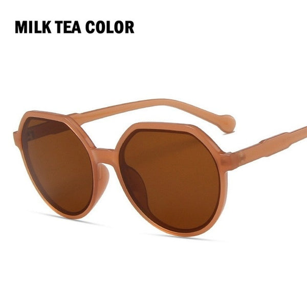 Ins Trend Candy Color Big Frame Sunglasses