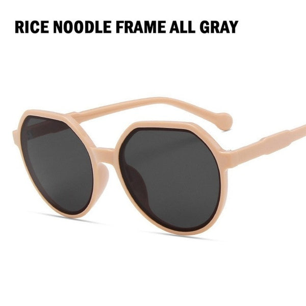 Ins Trend Candy Color Big Frame Sunglasses