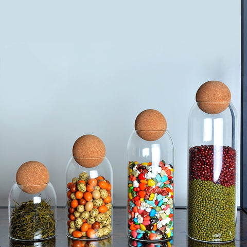 Ball Cork Lead-Free Glass storage