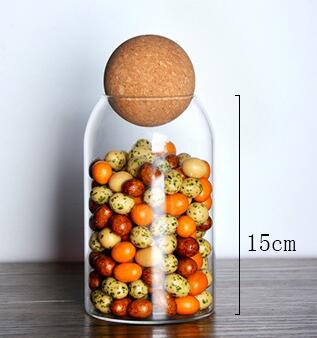 Ball Cork Lead-Free Glass storage