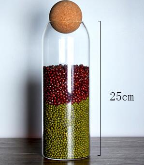 Ball Cork Lead-Free Glass storage