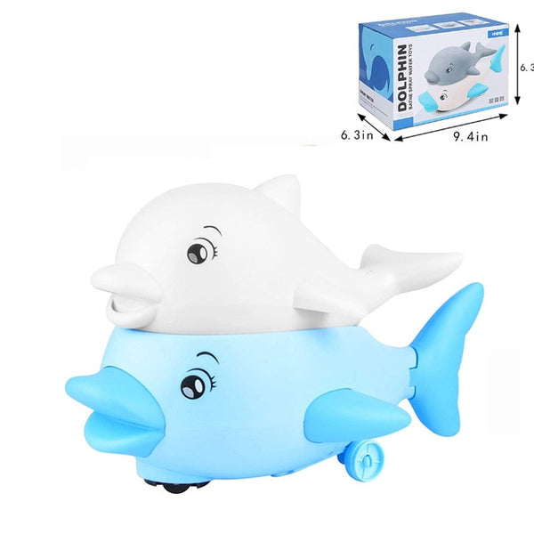 Baby Bath Toys Spray Water Shower Swim Pool Bathing Toys for Kids Electric Whale Bath Ball with Light Music LED Light Toys Gift