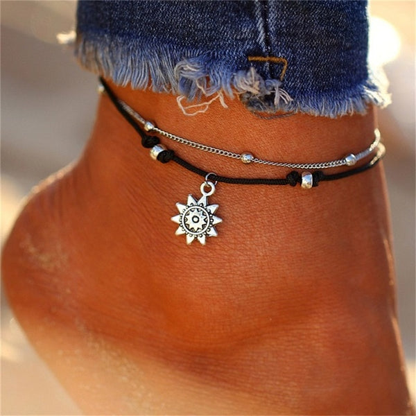 Boho Style Star Anklet