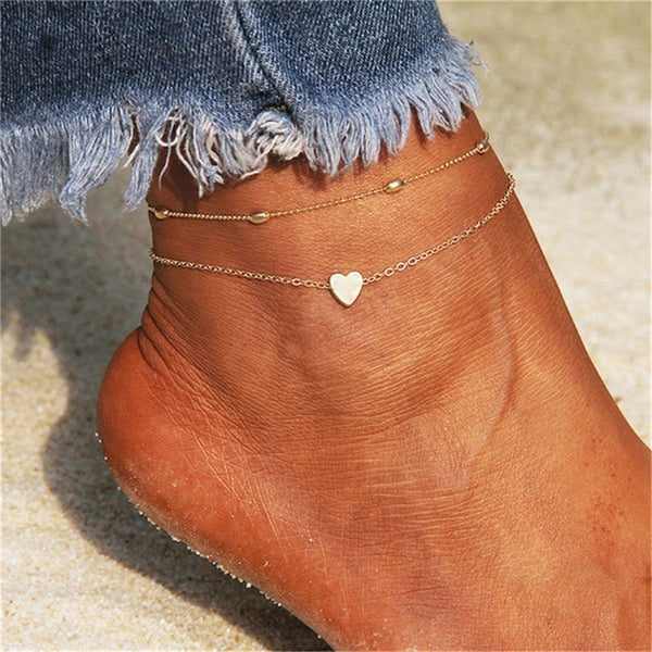 Boho Style Star Anklet