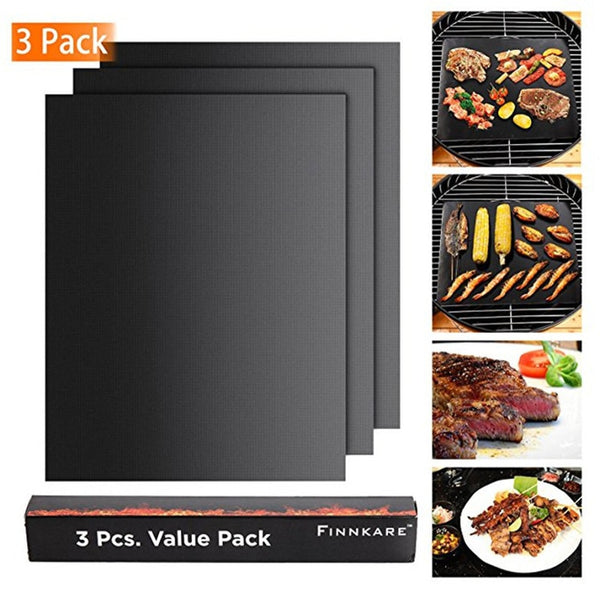 Bbq Accessories Bbq Grill Mat  Reusable Non-Stick BBQ Grill Mat Pad Baking Sheet Portable Picnic Cooking Barbecue Oven Tool