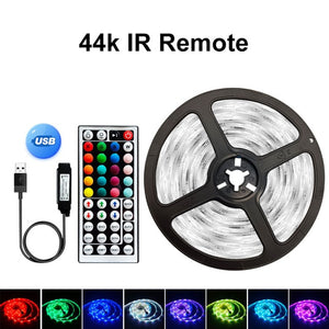 5V USB WIFI Bluetooth 1M-30M 5050 USB Led Strips Light Waterproof RGB Led Diode Ribbon Lamp For Decoration Bedroom TV BackLight